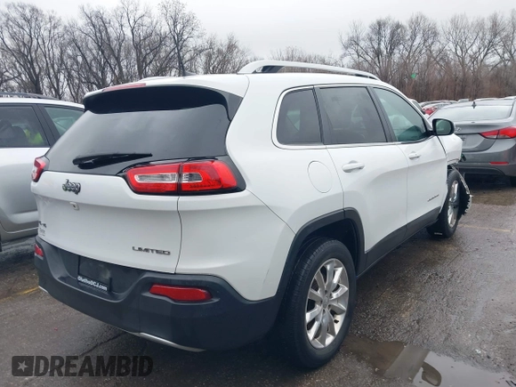2016 Jeep Cherokee Limited с VIN 1C4PJMDB3GW368873, выставлен на аукционе IAAI как лот 40990344 с пробегом 106 767 миль миль и . История ставок и продаж доступна на DreamBid. Изображение 4.