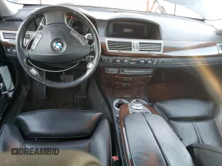2006 BMW 7 Series 750i with VIN WBAHL83516DT05036, listed as a Copart auction lot 44456615 with 134,056 mi miles and Salvage title. Bid and sale history available at DreamBid. Image 8.