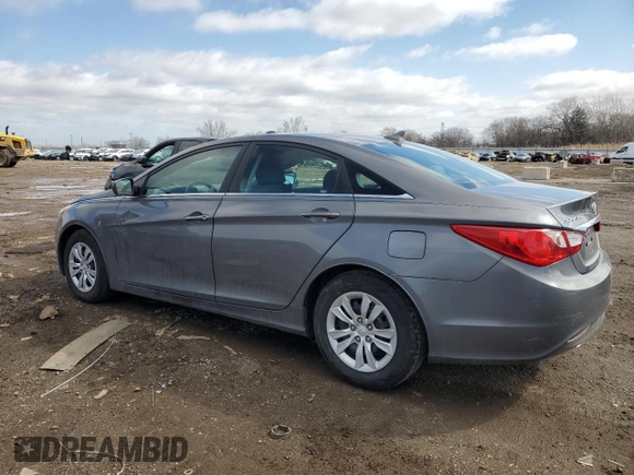 2011 Hyundai Sonata GLS with VIN 5NPEB4AC5BH268855, listed as a Copart auction lot 50308755 with 75,490 mi miles and Salvage Title. Bid and sale history available at DreamBid. Image 2.