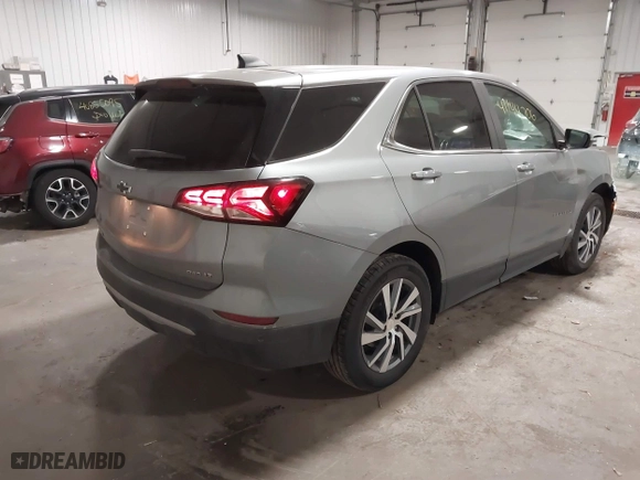 2023 Chevrolet Equinox LT with VIN 3GNAXUEG1PS156118, listed as a IAAI auction lot 41144706 with 22,454 mi miles. Bid and sale history available at carsss.com. Image 4.