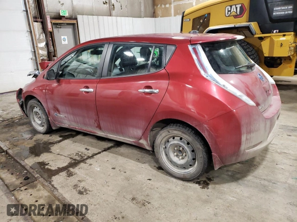 2013 Nissan LEAF S with VIN 1N4AZ0CP8DC405875, listed as a Copart auction lot 42643525 with 75,824 mi miles and Clean title. Bid and sale history available at DreamBid. Image 2.