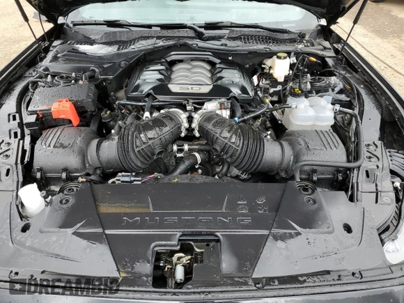 2024 Ford Mustang GT with VIN 1FA6P8CF3R5432009, listed as a Copart auction lot 62908115 with 22,552 mi miles and Salvage title. Bid and sale history available at DreamBid. Image 11.
