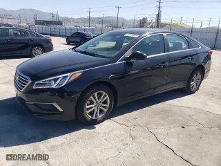 2017 Hyundai Sonata SE with VIN 5NPE24AF1HH560621, listed as a Copart auction lot 48588005 with 81,612 mi miles and Salvage Title. Bid and sale history available at carsss.com. Image 1.
