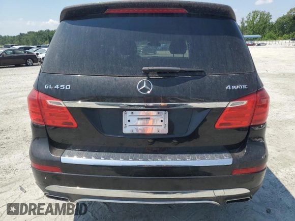 2014 Mercedes-Benz GL 450 with VIN 4JGDF7CE7EA317268, listed as a Copart auction lot 62883915 with 114,708 mi miles and Clean title. Bid and sale history available at DreamBid. Image 6.