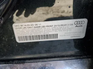 2012 Audi A8 L with VIN WAURVAFD2CN003544, listed as a Copart auction lot 85859774 with 119,736 mi miles and Clean Title. Bid and sale history available at carsss.com. Image 13.