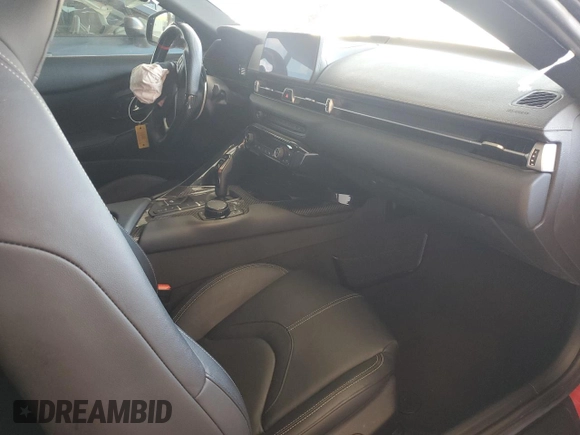 2023 Toyota Supra 3.0 with VIN WZ1DB0G05PW059555, listed as a Copart auction lot 58417825 with 20,026 mi miles and Salvage title. Bid and sale history available at DreamBid. Image 10.