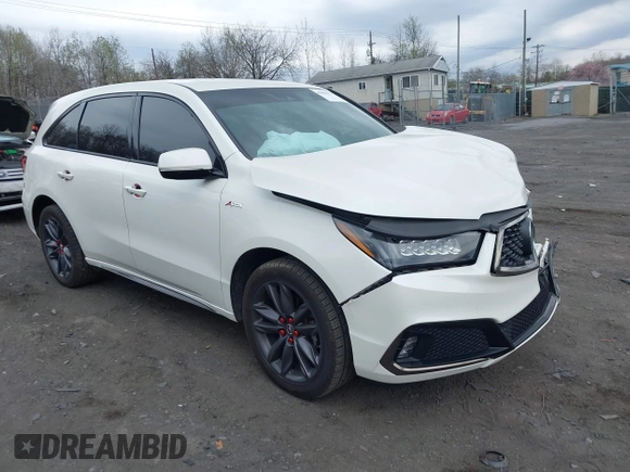 2019 Acura MDX Technology with VIN 5J8YD4H0XKL015238, listed as a IAAI auction lot 42083971 with 47,437 mi miles and . Bid and sale history available at DreamBid. Image 1.