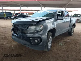 2021 Chevrolet Colorado 4WD LT with VIN 1GCGTCEN1M1107053, listed as a IAAI auction lot 42430796 with 76,128 mi miles and . Bid and sale history available at DreamBid. Image 18.