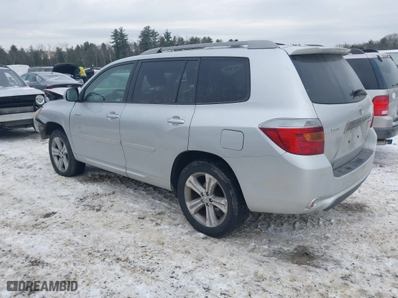 2009 Toyota Highlander Sport with VIN JTEES43A792129068, listed as a IAAI auction lot 41307395 with 257,807 mi miles. Bid and sale history available at carsss.com. Image 3.