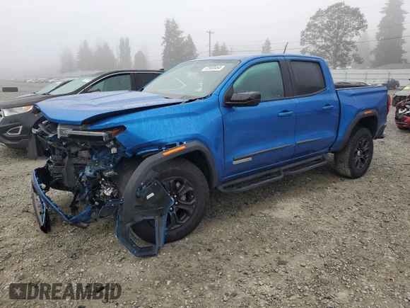 2023 GMC Canyon 2WD Elevation with VIN 1GTP5BEK7P1131310, listed as a Copart auction lot 72930464 with 0 mi miles and Salvage Title. Bid and sale history available at carsss.com. Image 1.