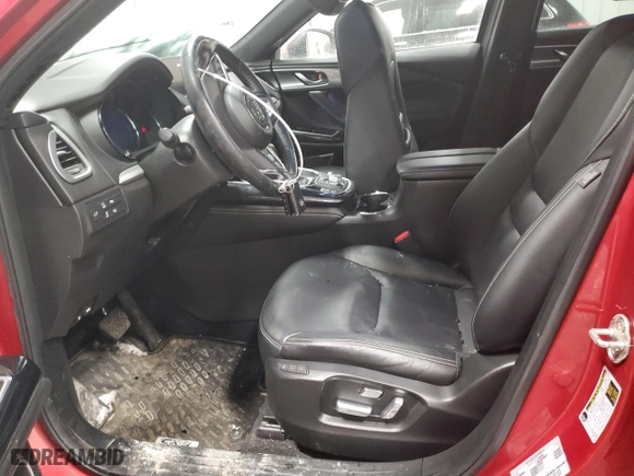 2021 Mazda CX-9 Grand Touring with VIN JM3TCBDY5M0532714, listed as a Copart auction lot 45646345 with 35,225 mi miles and Salvage Title. Bid and sale history available at carsss.com. Image 7.