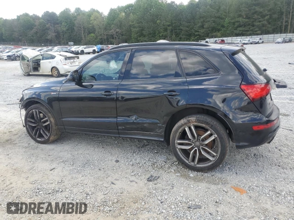 2016 Audi SQ5 Premium Plus with VIN WA1CCAFPXGA037506, listed as a Copart auction lot 53239525 with 86,616 mi miles and Salvage title. Bid and sale history available at DreamBid. Image 2.
