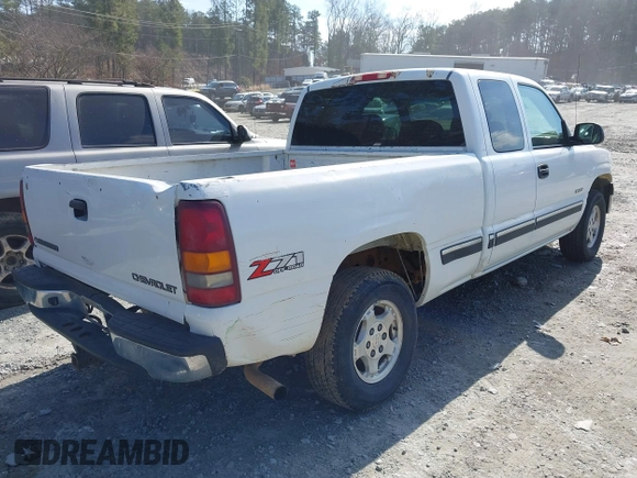 2002 Chevrolet Silverado 1500 LT with VIN 2GCEK19T321373124, listed as a IAAI auction lot 41502812 with 161,773 mi miles. Bid and sale history available at carsss.com. Image 4.