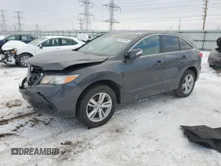2014 Acura RDX with VIN 5J8TB4H33EL008985, listed as a Copart auction lot 46076765 with 123,461 mi miles and Salvage Title. Bid and sale history available at DreamBid. Image 1.
