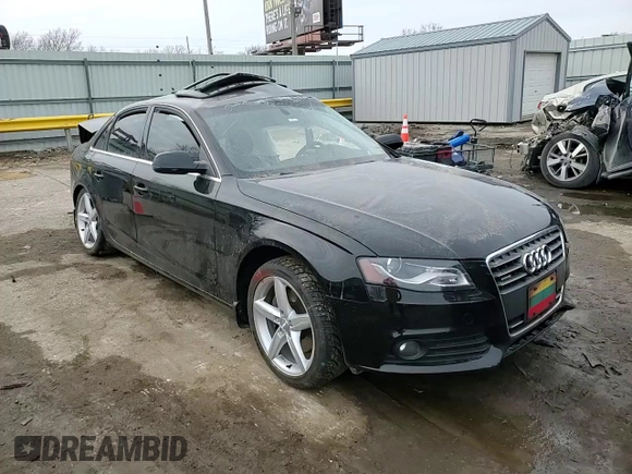 2011 Audi A4 2.0T Premium Plus with VIN WAUHFAFL1BN007258, listed as a Copart auction lot 45575335 with 125,743 mi miles and Salvage Title. Bid and sale history available at carsss.com. Image 11.