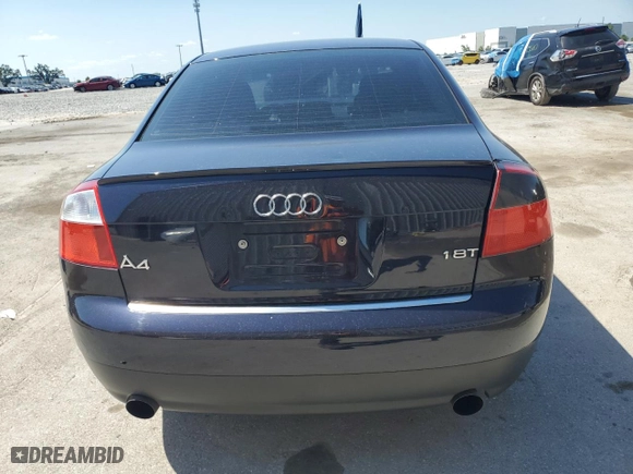 2003 Audi A4 1.8T with VIN WAUJC68E23A273483, listed as a Copart auction lot 53046315 with 90,609 mi miles and Salvage Title. Bid and sale history available at carsss.com. Image 6.