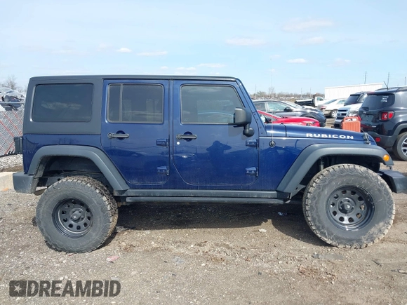 2013 Jeep Wrangler Unlimited Rubicon with VIN 1C4BJWFGXDL502435, listed as a IAAI auction lot 41937642 with 83,817 mi miles and . Bid and sale history available at DreamBid. Image 13.