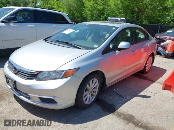 2012 Honda Civic EX-L with VIN 19XFB2F95CE048370, listed as a IAAI auction lot 42209529 with 112,700 mi miles and . Bid and sale history available at DreamBid. Image 17.