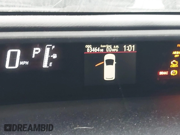 2016 Toyota Prius One with VIN JTDKDTB32G1120313, listed as a IAAI auction lot 42064787 with 63,464 mi miles and . Bid and sale history available at DreamBid. Image 7.