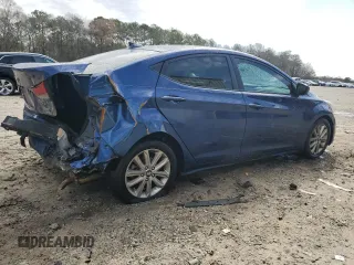 2016 Hyundai Elantra SE with VIN 5NPDH4AE7GH702342, listed as a Copart auction lot 48133575 with 129,978 mi miles and Salvage Title. Bid and sale history available at DreamBid. Image 3.