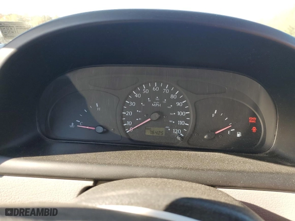 2001 Kia Rio with VIN KNADC123016049295, listed as a Copart auction lot 77770704 with 76,425 mi miles and Clean Title. Bid and sale history available at carsss.com. Image 9.