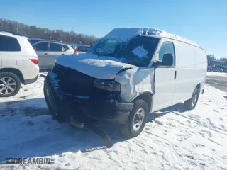 2022 Chevrolet Express Cargo Van with VIN 1GCWGAFP1N1217834, listed as a IAAI auction lot 41282692 with 103,573 mi miles. Bid and sale history available at carsss.com. Image 17.
