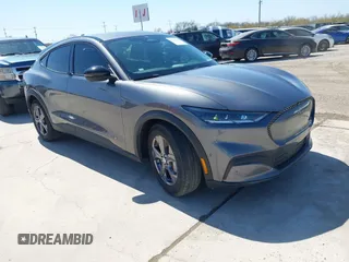 2023 Ford Mustang Mach-E Select with VIN 3FMTK1R42PMA63624, listed as a IAAI auction lot 41765118 with 22,020 mi miles and . Bid and sale history available at DreamBid. Image 1.