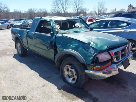 1999 Ford Ranger XLT with VIN 1FTZR15X0XPA00817, listed as a IAAI auction lot 41855947 with 215,786 mi miles. Bid and sale history available at carsss.com. Image 6.