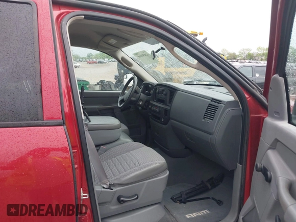 2007 Dodge 1500 SLT with VIN 1D7HU18297J609097, listed as a IAAI auction lot 42059868 with 34,884 mi miles. Bid and sale history available at carsss.com. Image 5.
