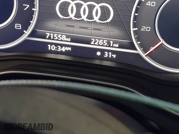 2018 Audi A5 Sportback Premium Plus with VIN WAUENCF52JA133055, listed as a IAAI auction lot 41644106 with 71,558 mi miles. Bid and sale history available at carsss.com. Image 15.