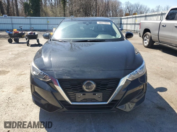 2023 Nissan Sentra SV with VIN 3N1AB8CV8PY268575, listed as a Copart auction lot 50377655 with 27,356 mi miles and Salvage Title. Bid and sale history available at DreamBid. Image 5.