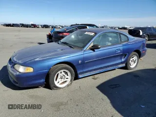 1996 Ford Mustang with VIN 1FALP404XTF190707, listed as a Copart auction lot 79583054 with 197,695 mi miles and Salvage Title. Bid and sale history available at carsss.com. Image 1.