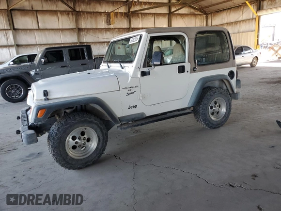 1999 Jeep Wrangler Sport с VIN 1J4FY19S9XP414239, выставлен на аукционе Copart как лот 66882505 с пробегом 131 916 миль миль и Чистый • Clean title. История ставок и продаж доступна на DreamBid. Изображение 1.