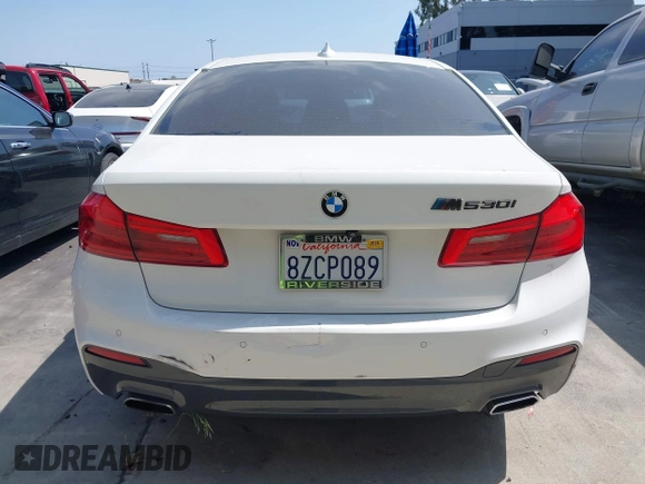 2018 BMW 5 Series 530i with VIN WBAJA5C5XJWA39179, listed as a IAAI auction lot 42380945 with 76,410 mi miles and . Bid and sale history available at DreamBid. Image 17.