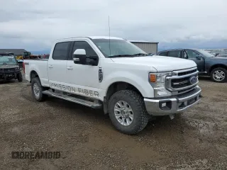 2021 Ford F-250 XL with VIN 1FT7W2BN8MED45769, listed as a Copart auction lot 56361955 with 93,595 mi miles and Clean title. Bid and sale history available at DreamBid. Image 4.