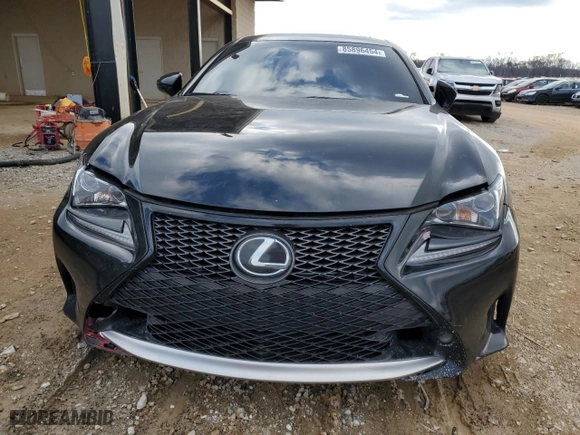 2017 Lexus RC with VIN JTHHE5BC3H5017154, listed as a Copart auction lot 85896454 with 72,410 mi miles and Salvage Title. Bid and sale history available at carsss.com. Image 5.