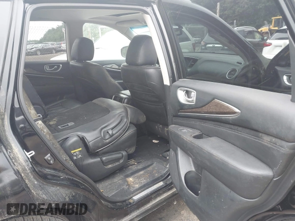 2015 Infiniti QX60 with VIN 5N1AL0MMXFC553802, listed as a IAAI auction lot 42703137 with 168,685 mi miles and . Bid and sale history available at DreamBid. Image 8.