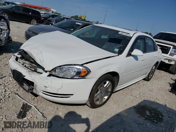2013 Chevrolet Impala LT with VIN 2G1WB5E31D1154501, listed as a Copart auction lot 66314914 with Not Provided miles and Salvage Title. Bid and sale history available at DreamBid. Image 1.