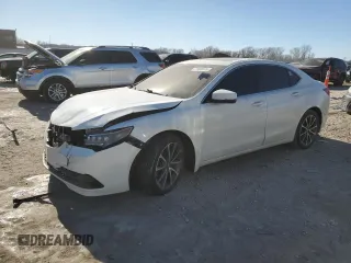 2015 Acura TLX V6 Tech with VIN 19UUB3F59FA008425, listed as a Copart auction lot 41960845 with 155,290 mi miles and Salvage Title. Bid and sale history available at carsss.com. Image 1.
