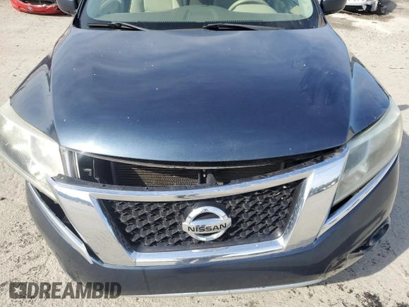 2013 Nissan Pathfinder SL with VIN 5N1AR2MN3DC671576, listed as a Copart auction lot 46727815 with 124,834 mi miles and Salvage Title. Bid and sale history available at DreamBid. Image 12.
