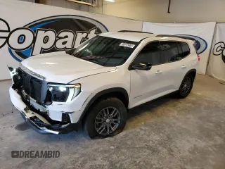2025 GMC Acadia FWD Elevation z VIN 1GKENKRSXSJ146897, wystawiony jako Copart lot #51534375 z przebiegiem 8 358 mil mil oraz Czysty tytuł • Clean title. Historia ofert i sprzedaży dostępna na DreamBid. Obrazek 1.