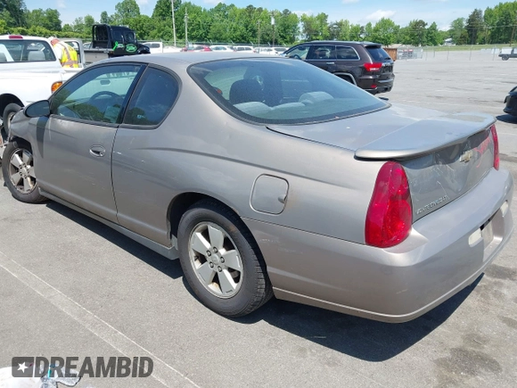 2006 Chevrolet Monte Carlo LT 3.5L z VIN 2G1WM15K969285822, wystawiony jako IAAI lot #42182300 z przebiegiem 237 749 mil mil oraz . Historia ofert i sprzedaży dostępna na DreamBid. Obrazek 3.