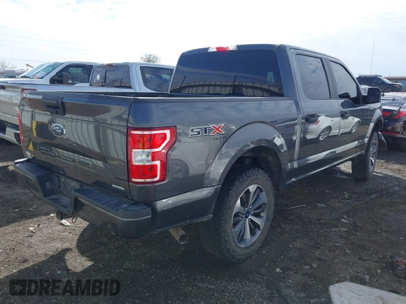 2019 Ford F-150 XL with VIN 1FTEW1EPXKFD24248, listed as a IAAI auction lot 41590420 with 65,734 mi miles. Bid and sale history available at carsss.com. Image 4.