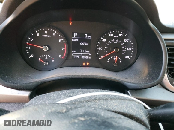 2019 Kia Rio S with VIN 3KPA24AB4KE251975, listed as a Copart auction lot 42587665 with 88,586 mi miles and Salvage Title. Bid and sale history available at carsss.com. Image 9.
