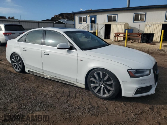 2014 Audi A4 Premium Plus with VIN WAUFFAFL8EN014333, listed as a Copart auction lot 48435875 with 73,756 mi miles and Clean Title. Bid and sale history available at carsss.com. Image 4.