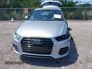 2017 Audi Q3 Premium Plus with VIN WA1HCCFS6HR003457, listed as a IAAI auction lot 42274572 with 54,546 mi miles and . Bid and sale history available at DreamBid. Image 13.