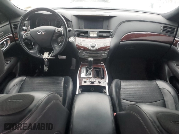 2017 Infiniti M37 with VIN JN1BY1AR1HM770588, listed as a Copart auction lot 44752335 with 0 mi miles and Salvage Title. Bid and sale history available at carsss.com. Image 8.