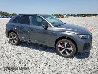 2024 Audi Q5 S line Premium Plus with VIN WA1EAAFY4R2015571, listed as a Copart auction lot 53454545 with 17,135 mi miles and Salvage Title. Bid and sale history available at carsss.com. Image 4.