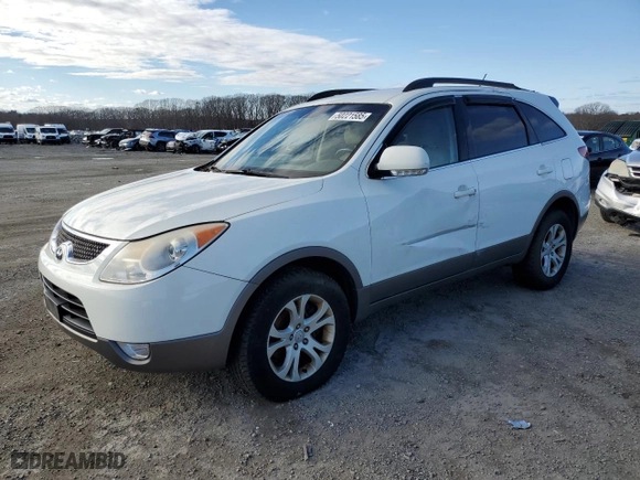 2010 Hyundai Veracruz Limited with VIN KM8NUDCC3AU108349, listed as a Copart auction lot 50221585 with 190,540 mi miles and Clean Title. Bid and sale history available at carsss.com. Image 1.