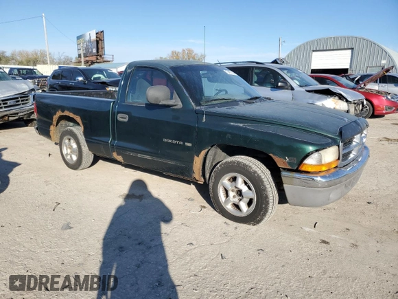 2000 Dodge Dakota z VIN 1B7FL26X5YS793314, wystawiony jako Copart lot #79477744 z przebiegiem 358 319 mil mil oraz Szkoda całkowita • Salvage title. Historia ofert i sprzedaży dostępna na DreamBid. Obrazek 4.